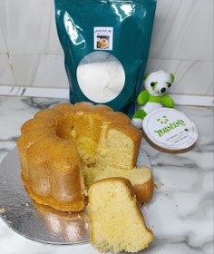 تصویر پودر کیک خانگی وانیلی 