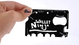 تصویر آچار و ابزار چند کاره Ninja Wallet غیر اصل Ninja Wallet Multi Tool And Wrench