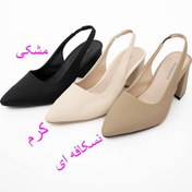 تصویر کفش پاشنه پشت‌باز 