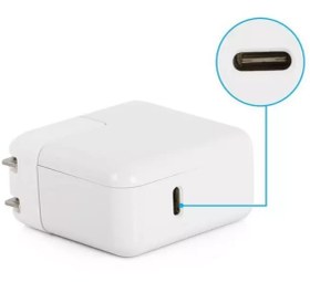 تصویر شارژر لپ تاپ اپل ۸۷ وات USB-C 