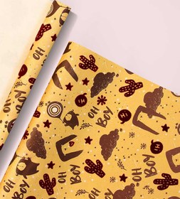 تصویر 3 برگ کاغذ کادو مخمل – 1050 