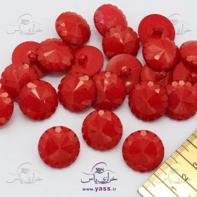 تصویر دکمه تخفیفی خارجی قرمز 26 میل (بسته 22 عددی) 