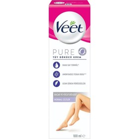 تصویر کرم موبر زنانه ویت اورجینال Veet | Bacak ve Vücut Bölgesi Normal Ciltler 