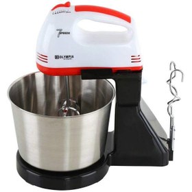 تصویر دستگاه همزن برقی کاسه دار المپیا olympia mixer with stand rotating bowl OE-312