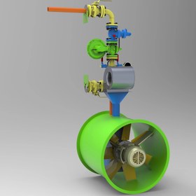 تصویر جت فن مشعل دار تونلی jet fan