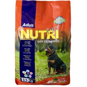 تصویر غذای سگ نوتری پت پروتیین ۲۱% مخصوص سگ بالغ وزن ۱۵ کیلوگرم 