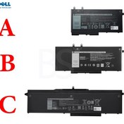 تصویر باتری اورجینال لپ تاپ دل Dell Latitude 5410 5411 5510 5511 3HWPP دسته بندی: