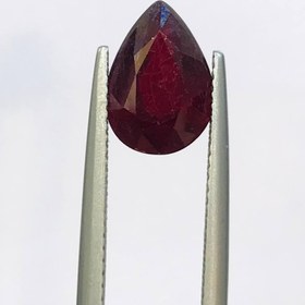 تصویر نگین یاقوت سرخ سایز 11*8 