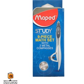 تصویر ست پرگار و خط کش مپد (Maped) 