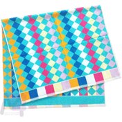 تصویر حوله استخری طرح لوزی 