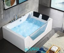 تصویر وان جکوزی ریتون مدل امگا دو نفره سایز ۱۷۰*۱۲۰*۶۰ 