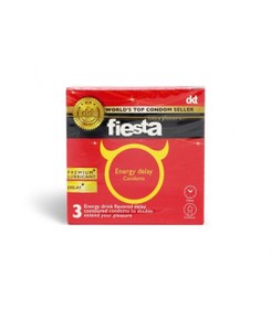 تصویر کاندوم انرژی دیلی فیستا 3عددی Energy delay condoms fiesta 3pcs