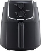 تصویر MIDEA 3.5L FRYER AIR 1500W با فن آوری سریع سیکلون دوتایی برای سرخ کردن ، کباب کردن ، کباب کردن ، کباب کردن ، پخت و نان تست ، تایمر تا 60 دقیقه کنترل درجه حرارت 200 درجه سانتیگراد ، MFTN35D2- سیاه Midea 3.5L Air Fryer 1500W with Dual Cyclone Rapid Hot Technology for Frying, Grilling, Broiling, Roasting, Baking &amp; Toasting, Timer up to 60 minutes Temperature Control 200 C, MFTN35D2- Black