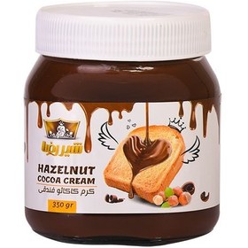 تصویر کرم کاکائو فندقی شیررضا 350 گرمی Sherreza hazelnut cocoa cream 350 grams