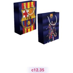 تصویر ساک دستی کاغذی | ساک هدیه | طرح بارسلونا (سری 35) 