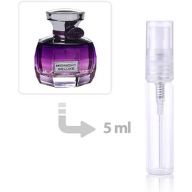 تصویر دستریز مید نایت دلوکس ادو پرفیوم زنانه ام پی اف Midnight Deluxe Eau de Parfum For Women Mpf حجم 5 میلی لیتر عطر و ادکلن (UNISEX) 5 میلی لیتر