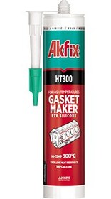 تصویر درزگیر سیلیکون واشرساز آکفیکس AKFIX HT300 RTV HT300 Gasket Maker RTV Silicone