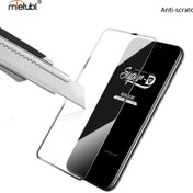 تصویر محافظ صفحه نمایش (گلس) و محافظ اسپیکر Super D Full Screen Glass For apple