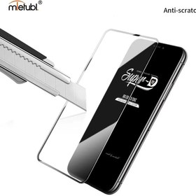 تصویر محافظ صفحه نمایش (گلس) و محافظ اسپیکر Super D Full Screen Glass For apple