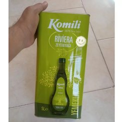 تصویر روغن زیتون 5 لیتری کومولی ترکیه komili olive oil