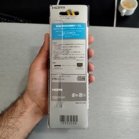 تصویر کابل HDMI دومتری برند ال جی با کیفیت 4k 