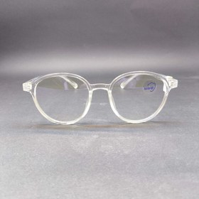تصویر عینک طبی آبی شفاف 