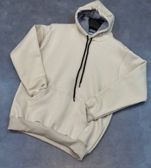 تصویر هودی ساده بیسیک گرم بالا کد ۲۲۱۵ رنگ سفید 