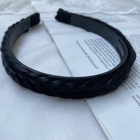 تصویر تل بافت ظریف مشکی 