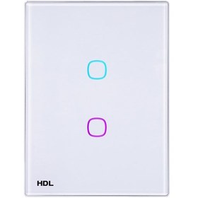 تصویر کلید هوشمند لمسی HDL iTouch Series 2 Buttons Touch Panel US 