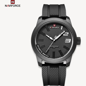 تصویر ساعت مچی مردانه نیوی فورس Naviforce NF 9202 B/W/Bاز سری ساعت‌های اسپرت-کلاسیک 