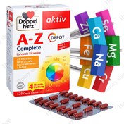 تصویر مولتی ویتامین AZ Depot دوپل هرز اورجینال اصل آلمان - ورق ۲۰ عددی مولتی ویتامین AZ Depot دوپل هرز (Doppelherz)