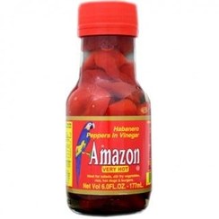 تصویر ترشی فلفل قرمز آمازون شيشه 177 Amazon Very Hot 177ml