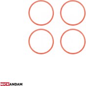 تصویر حلقه چابکی گرد بسته 4 عددی 