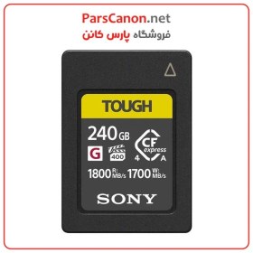 تصویر حافظه سونیSony 240GB CFexpress 4.0 Type A TOUGH Memory Card 