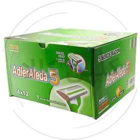 تصویر فروش عمده ژیلت 5 لبه آدلر آلدا ( باکس 12 عددی) 