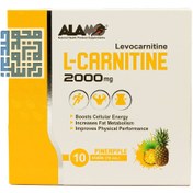 تصویر ویال خوراکی ال کارنیتین 2000 آلامو 10 عدد - طعم: بلوبری - تعداد در بسته: 10 Alamo L Carnitine 2000 10 Vials