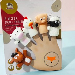 تصویر عروسک انگشتی سیلیکونی - شماره Finger puppets