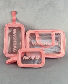 تصویر واشبگ سایز بزرگ - قرمز / بزرگ 30*20*12 WASHBAG