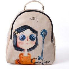 تصویر کیف کوله پشتی دندی طرح کورالین 