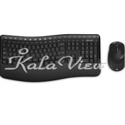 تصویر کیبورد کامپیوتر مایکروسافت 5050 Wireless Keyboard and Mouse 