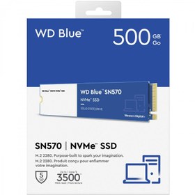 تصویر حافظه اس اس دی وسترن دیجیتال بلو مدل SN570 M.2 ظرفیت 500 گیگابایت ا SSD Western Digital Blue SN570 M.2 500GB SSD Western Digital Blue SN570 M.2 500GB