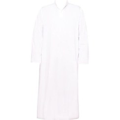 تصویر دشداشه فن‌دار سفید 