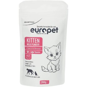 تصویر شیر خشک گربه یوروپت Europet Cat Milk Powder وزن 200 گرم 