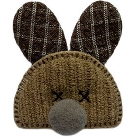 تصویر تکه دوزی کله خرگوش 