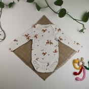 تصویر بادی آستین بلند fox & bunny گوزن های مهربون - 9-12 ماه | فروشگاه نام نیکو 