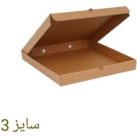 تصویر جعبه ی پیتزا سایز ۳۳ 