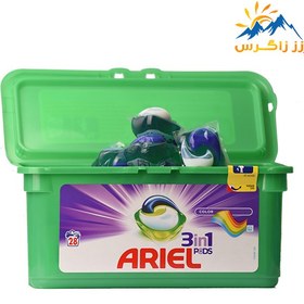 تصویر قرص ماشین لباسشویی آریل ARIEL ترکیه بسته 35 عددی ا ARIEL washing machine pill 35 Tablet ARIEL washing machine pill 35 Tablet