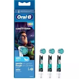 تصویر یدک 3عددی مسواک برقی کودک Oral-B 