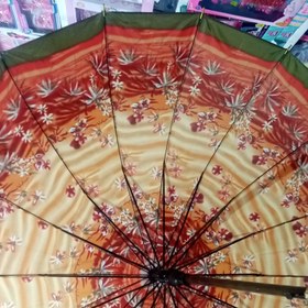 تصویر چتر عصایی رنگین 