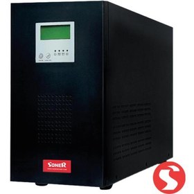 تصویر یو پی اس 3 کاوا سونر مدل UPS SONER 3048 3KVA سینوسی اکسترنال